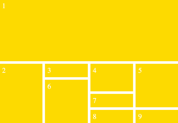 CSS grid layout template 12