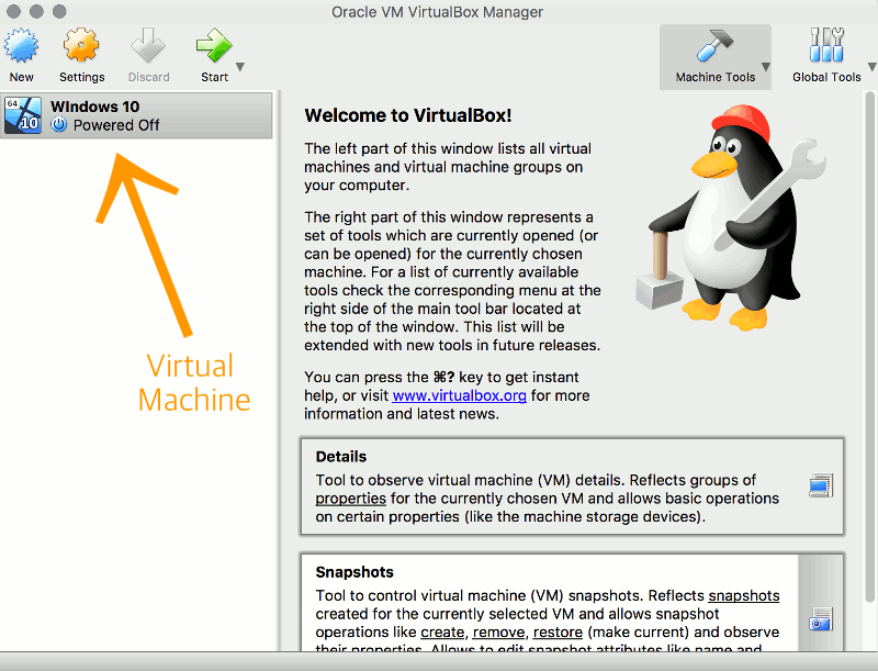 how to install windows 10 using virtualbox on mac